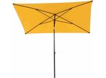 Siena Garden Ombrellone A Palo Centro Città Antracite/Giallo 140X210Cm M32090