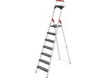 Hailo 8050-707 Scala Di Sicurezza In Alluminio L100 Topline - 7 Gradini