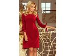 Numoco Abito Donna Con Fiocchi Alice Bordeaux S