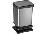 Rotho Paso Cestino Per Rifiuti 20 L, Carbonio Rotho 1754011006