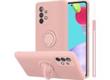 Custodia Cadorabo Per Samsung Galaxy A52 (4G / 5G) / A52S Custodia Protettiva In Rosa Custodia Per Cellulare Tpu Etui Case Cover