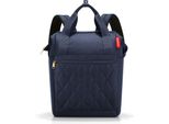 Reisenthel Zaino Allrounder R Backpack 12L Rhombus Midnight Gold Blu Scuro