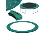 Swanew Copertura Per Bordo Trampolino, Accessori Per Trampolino, Copertura Per Molle, Protezione Per Bordo, Tappetino Di Sicurezza, Resistente Ai Raggi Uv, Verde, Ø 426 Cm