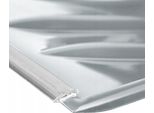 Pala Da Neve Kadax "Embiane"", Vanga Da Neve Senza Manico Con Bordo In Alluminio E Impugnatura Ergonomica, Argento, 49 Cm"