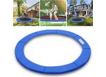 Einfeben Copertura Del Bordo 244Cm Blu Copertura Della Molla Trampolino Trampolino Accessori Resistente