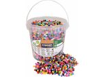 Playbox Perline Stirate Go Green In Un Secchio - Classico 5000 Pezzi