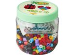 Hama Iron On Beads 8792 Hama Iron On Beads Maxi, In Scatola Di Plastica, Coperchio Verde