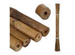 Relaxdays Set Di 40 Bastoni Per Piante In Bambù Da 105 Cm
