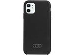 Audi Custodia In Silicone Iphone 12/12 Pro 6.1 Nero/Nero Custodia Rigida Au-Lsrip12P-Q3/D1-Bk