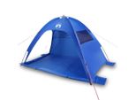 Vidaxl Tenda Da Spiaggia Blu Azzurro Impermeabile