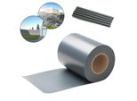 Strisce Per La Privacy Varie Rete Metallica Doppia Foglio Per Recinzione In Pvc Recinzione Da Giardino Braccio Riflettente Con Clip 8 Rotoli á 70M X 19Cm Antracite