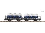 Fleischmann 6660046 Doppia Unità Di Carri Portacontainer, Db