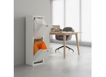 Don Hierro - Sistema Di Raccolta Differenziata Lua - 2 Scomparti, 40 Litri, Bianco, Design Compatto Per Ambienti Moderni