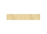 Vidaxl Tappeto Rettangolare Naturale Chiaro 70X400 Cm Bamboo