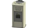 Cola Termo Power Libera Installazione Pellet Avorio