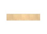 Vidaxl Tappeto Rettangolare Naturale Chiaro 80X400 Cm Bamboo
