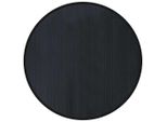 Tappeto Rotondo Nero 100 Cm Bambù