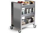 Don Hierro - Carrello Di Servizio In Acciaio Inox A 3 Ripiani, Carrello In Acciaio Inox Teo
