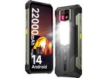 Ulefone Armor 24 Telefono Cellulare Esterno 24GB+256GB 22000Mah 66W 64MP Visione Notturna Smartphone Esterno Android 14 6.78" Fhd+ Dual 4G Lte/Nfc/Gps/Otg"