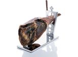 Don Hierro - Porta Prosciutto Pieghevole Zen - In Acciaio Inox Con Coltello Per Prosciutto In Dotazione
