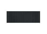 Tappeto Rettangolare Nero 70X200 Cm Bamboo