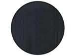 Tappeto Rotondo Nero 60 Cm Bambù