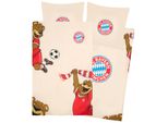 Biancheria Da Letto Fc Bayern MüNchen Mascotte Berni Linon / Renforcé