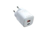 Celly TC2USBUSBC20EVO Caricabatterie Per Dispositivi Mobili Universale Bianco Ac Ricarica Rapida Interno