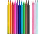 Faber-Castell 554213 FABER-CASTELL Penne A Punta In Fibra Unicorno, 10+3 Scatola Di Cartone