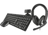 Trust Qoby Tastiera Mouse Incluso Rf Wireless Qwerty Italiano Nero