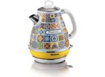 Ariete 2869/0P, 1,7 L, 2200 W, Multicolore, Giallo, Metallo, Indicatore Del Livello Dell'acqua, Protezione Da Surriscaldamento