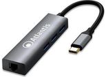 Atlantis Land A04-TC_LAN+HB Replicatore Di Porte E Docking Station Per Laptop Usb 3.2 Gen 1 (3.1 Gen 1) Type-C Nero