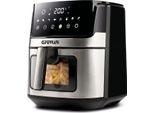G3 Ferrari G10167 Friggisano Visual Friggitrice Ad Aria 1700W - 6,5 Litri Nero