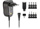 Alimentatore Universale Ecofriendly 1000 Ma 3-12 V Con 8 Dc + 1 Adattatore Usb A Spina Di Rete