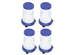 4 Filtri Per Aspirapolvere, Filtri Antiparticolato Ad Alta Efficienza, Accessori Per Aspirapolvere Rowenta Force 360 ​​X Pert