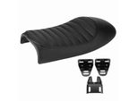 Cuscino Sella Moto In Finto Cuoio Stile Vintage Cafe Racer, Piatto, Per Honda CG125 Gn Cg CB400SS