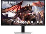 Samsung G80SD Monitor Pc 32 Pollici 3840 X 2160 Pixel 4K Ultra Hd Oled Argento