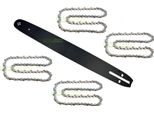 45 Cm 1,5 Mm 0,325" 72 Tg Lama +4X Catena Per Motosega Ruris Dac 506 / RM500"
