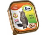 Dax Cat Vaschetta 100 G Paté Di Pollame Per Gatti