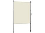 Aopunly Tenda Verticale A Rullo Per Esterni 200 X 270 Cm Tenda A Rullo Per Balconi Con Manovella Schermo Privacy Tenda Verticale Senza Foratura Protezione Solare Protezione Dal Vento Crema