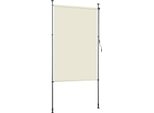 Aopunly Tenda Verticale A Rullo Per Esterni 150 X 270 Cm Tenda A Rullo Per Balconi Con Manovella Schermo Privacy Tenda Verticale Senza Foratura Protezione Solare Protezione Dal Vento Crema
