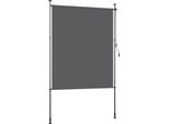 Aopunly Tenda Verticale A Rullo Per Esterni 200 X 270 Cm Tenda A Rullo Per Balconi Con Manovella Schermo Privacy Tenda Verticale Senza Foratura Protezione Solare Protezione Dal Vento Antracite