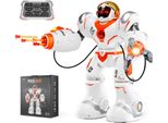 Vevor Rc Robot Giocattolo Per Bambini, Robot Intelligente Telecomandato Programmabile Con Modalità Battaglia E Palline, Robot Interattivo Che Cammina E Balla, Regalo Di Compleanno