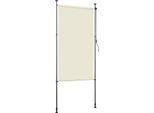 Aopunly Tenda Verticale A Rullo Per Esterni 120 X 270 Cm Tenda A Rullo Per Balconi Con Manovella Schermo Privacy Tenda Verticale Senza Foratura Protezione Solare Protezione Dal Vento Crema