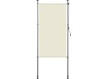 Tolletour Tenda Verticale A Rullo Per Esterni 120 X 270 Cm Tenda A Rullo Per Balconi Con Manovella Schermo Privacy Tenda Verticale Senza Foratura Protezione Solare Protezione Dal Vento Crema