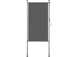 Tolletour Tenda Verticale A Rullo Per Esterni 120 X 270 Cm Tenda A Rullo Per Balconi Con Manovella Schermo Privacy Tenda Verticale Senza Foratura Protezione Solare Protezione Dal Vento Antracite