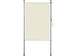 Tolletour Tenda Verticale A Rullo Per Esterni 150 X 270 Cm Tenda A Rullo Per Balconi Con Manovella Schermo Privacy Tenda Verticale Senza Foratura Protezione Solare Protezione Dal Vento Crema
