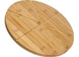 Intirilife Tavola Per Pizza Piatto Per Pizza Al Taglio - Diametro 30,5 Cm - Accessorio Per Pizza Con Scanalature Di Guida Per 6 Fette Uniformi Tagliere Per Pizza Tarte FlambéE Formaggio