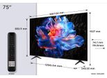 Tcl P69K Serie Smart Tv 4K Ultra Hd 75 Pollici 75P69K, Dolby Audio, HDR10+, Google Tv