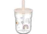 Mepal Mio Kleinkinder Trinken Kinder-Trinkglas Mio 250 Ml Mit Trinkhalm - Sunshine & Rainbow Ø77 X 135 108023065245